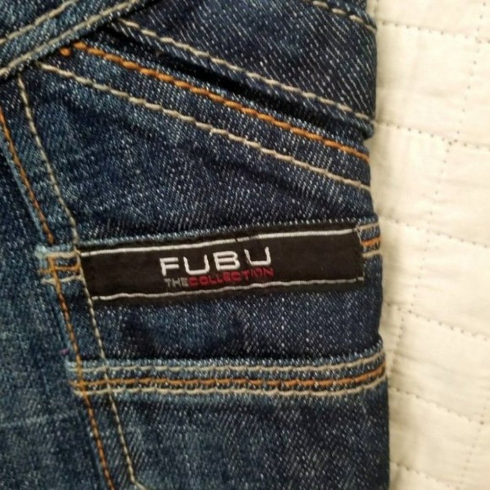 Nwt Fubu Boys size 2T Denim Logo Jean Shorts - Picture 4 of 6